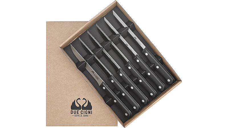 CLASSIC 6 PCS PLAIN EDGE STEAK KNIFE SET